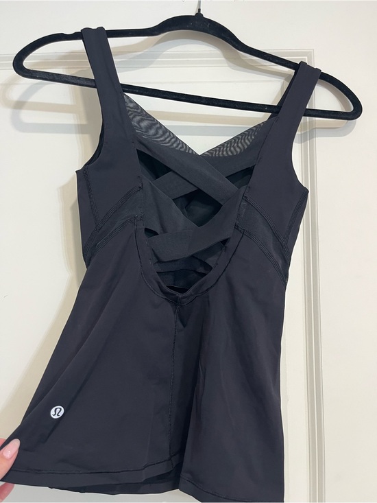 lululemon athletica Tops - Lululemon Black Strappy Athletic Tank